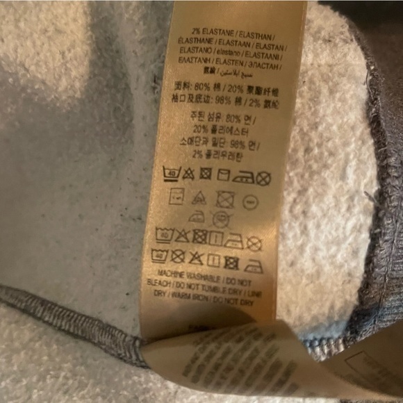 Burberry Men’s Gray Long Sleeve Drawstring Full Zip Hoodie Sz XL COA 🔥 EUC - Picture 10 of 14